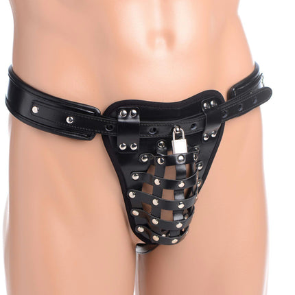 Netted Male Chastity Jock - BDSM Toys