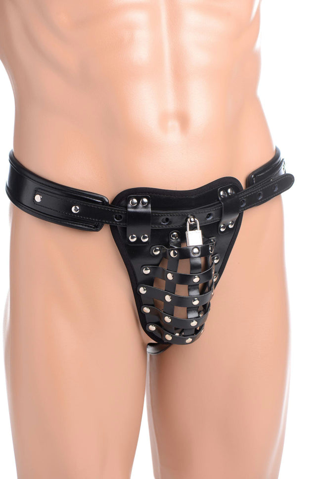 Netted Male Chastity Jock - BDSM Toys
