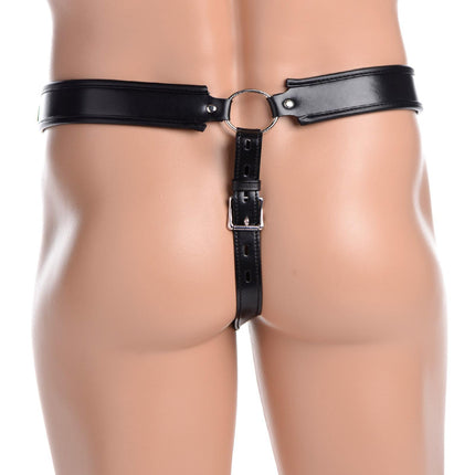 Netted Male Chastity Jock - BDSM Toys