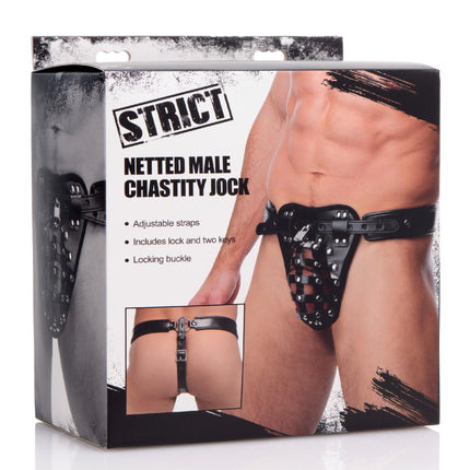 Netted Male Chastity Jock - BDSM Toys