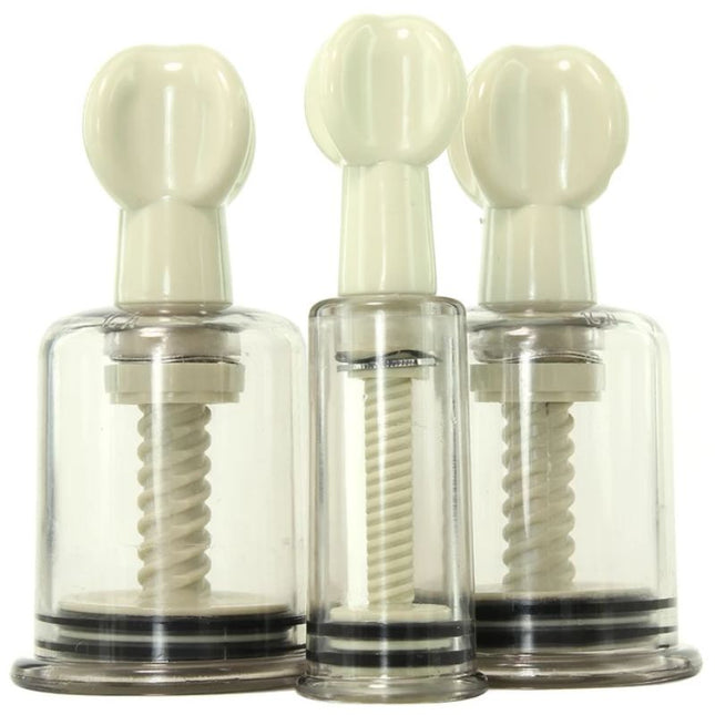 Clit and Nipple Suckers Set - BDSM Toys