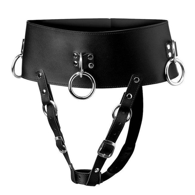 Forced Orgasm Wand Holder Belt - Sex Toys