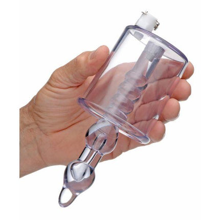 Anal Pump Cylinder with Stimulator Shaft - BDSM Toys