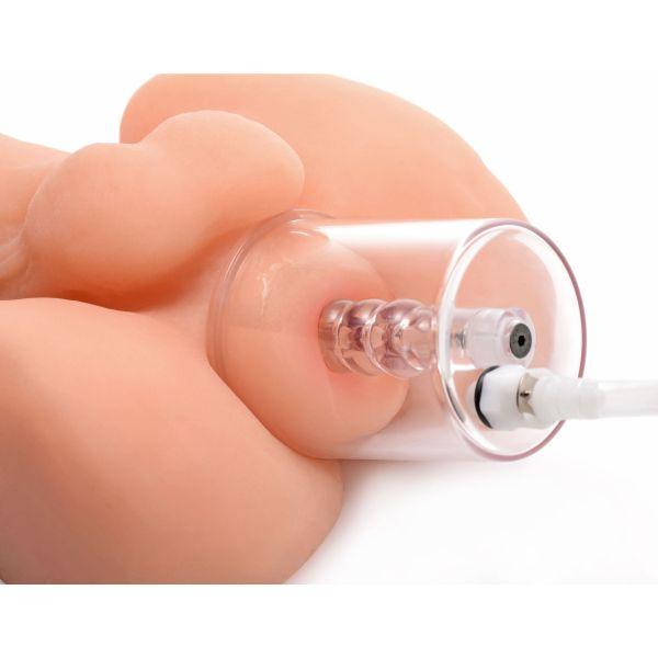 Anal Pump Cylinder with Stimulator Shaft - BDSM Toys