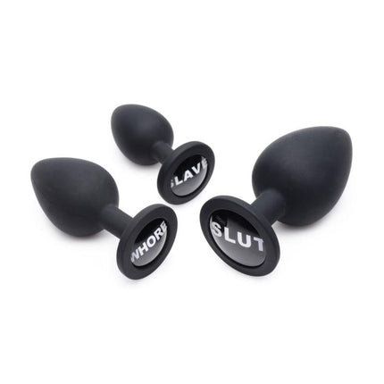 Dirty Words Anal Plug Set - Sex Toys
