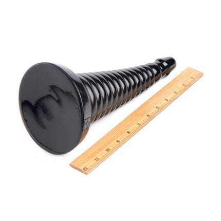 Giant Ribbed Anal Cone - Sex Toys