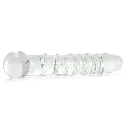 Glas 7 in. Callisto Clear Glass Dildo - Sex Toys