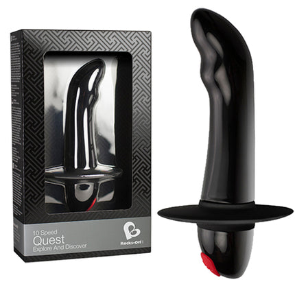 Quest Prostate Bullet Black - Sex Toys