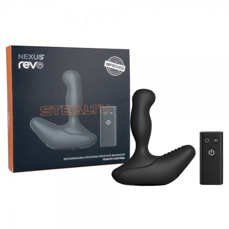 Nexus REVO STEALTH Remote Control Rotating Prostate Massager - Black - Sex Toys