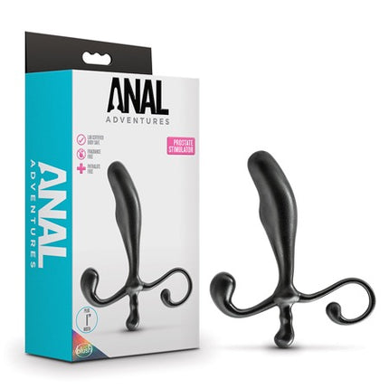 Blush Anal Adventures Prostate Stimulator Black - Sex Toys