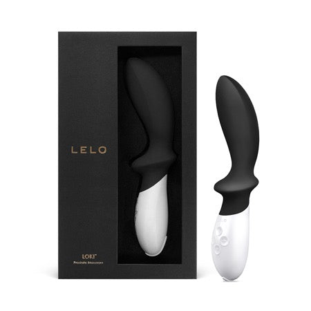 LELO LOKI Rechargeable Prostate Vibrator Obsidian Black - Sex Toys