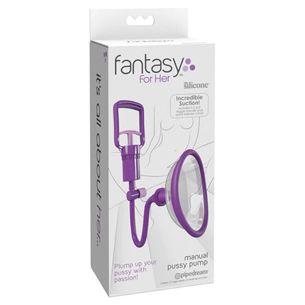 Fantasy For Her Manual Pussy Pump Silicone - BDSM Toys