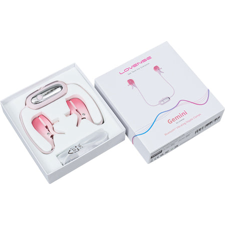 Lovense Gemini Bluetooth Rechargeable Vibrating Nipple Clamps - BDSM Toys