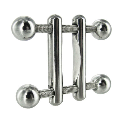 Twin Screws Nipple Press - BDSM Toys