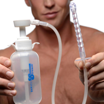 Pump Action Enema Bottle with Nozzle - Sex Toys