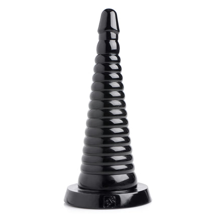 Giant Ribbed Anal Cone - Sex Toys