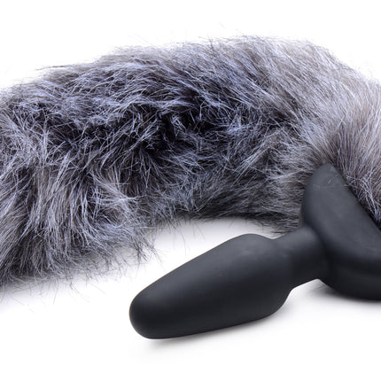 Remote Control Vibrating Fox Tail Anal Plug - Sex Toys