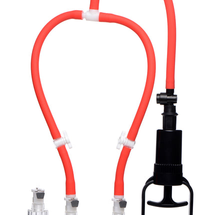 3-Way Suck Her Nipple and Clit Pump System - BDSM Toys