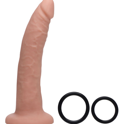 Charmed 7.5 Inch Silicone Dildo with Harness - Sex Toys