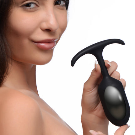 Premium Silicone Weighted Anal Plug - Sex Toys