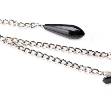 Titty Taunter Nipple Clamps with Weighted Bead - BDSM Toys