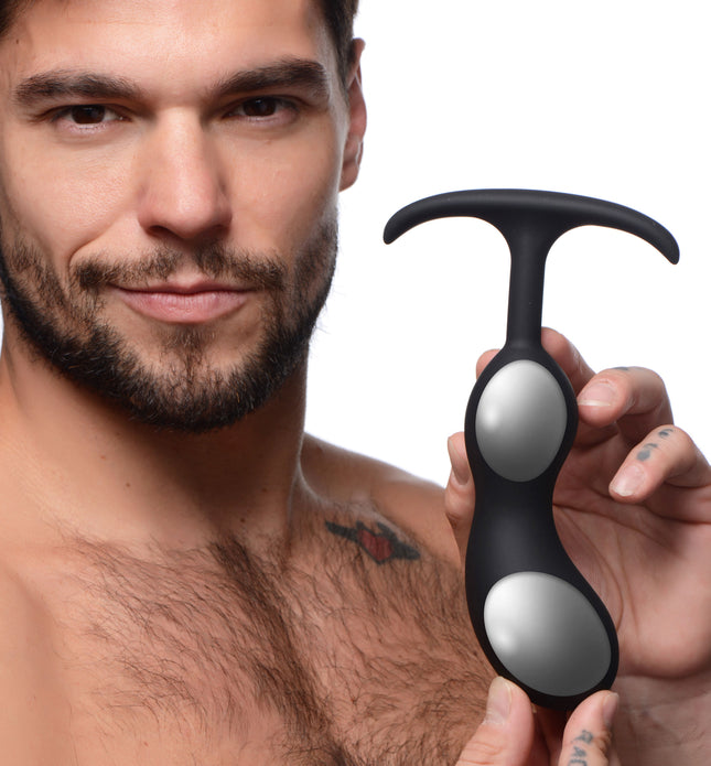 Premium Silicone Weighted Prostate Plug - Sex Toys