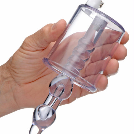 Anal Pump Cylinder with Stimulator Shaft - BDSM Toys