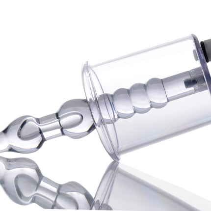 Anal Pump Cylinder with Stimulator Shaft - BDSM Toys