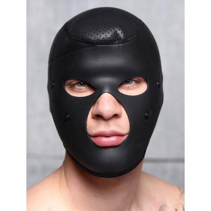Scorpion Hood With Removable Blindfold and Face Mask - BDSM Toys