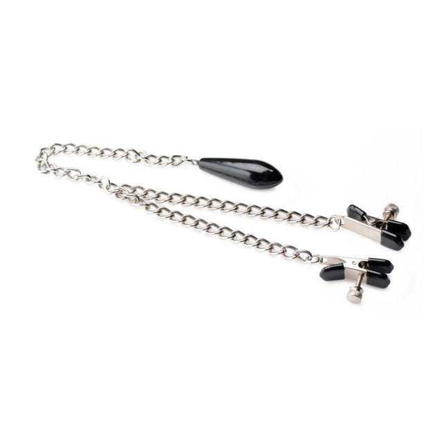 Titty Taunter Nipple Clamps with Weighted Bead - BDSM Toys