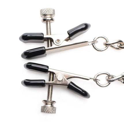 Titty Taunter Nipple Clamps with Weighted Bead - BDSM Toys