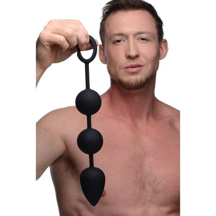 Tom of Finland Weighted Anal Ball Beads - Sex Toys