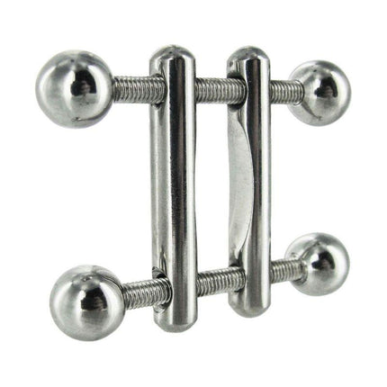 Twin Screws Nipple Press - BDSM Toys