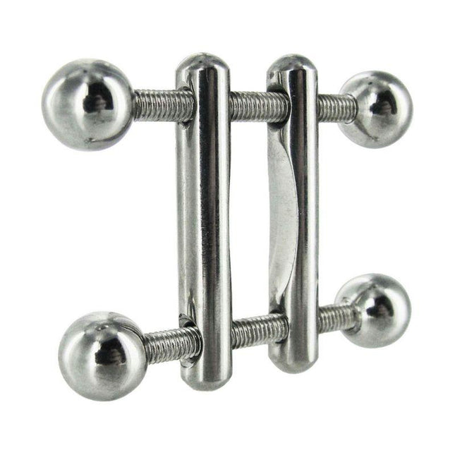 Twin Screws Nipple Press - BDSM Toys