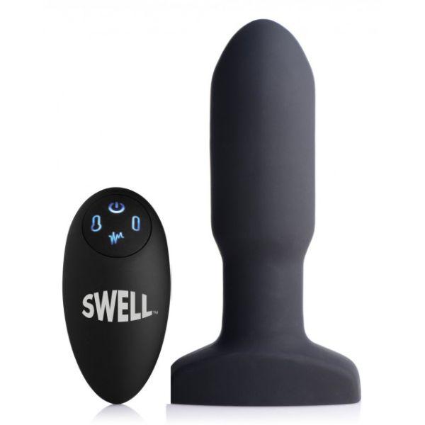 Worlds First Remote Control Inflatable 10X Vibrating Missile Silicone Anal Plug - Sex Toys