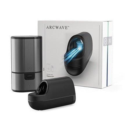 Arcwave Ion Rechargeable Stroker With Pleasure Air Black - Sex Toys