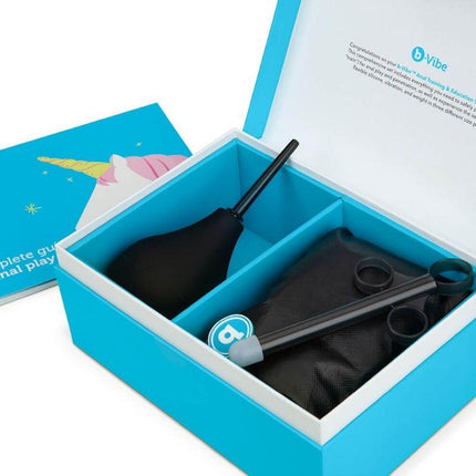 b-Vibe 7-Piece Anal Training & Education Set Teal - Sex Toys