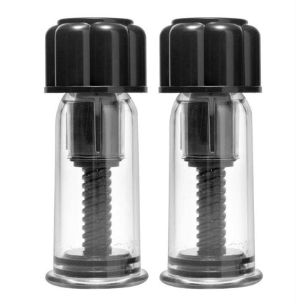 Black Maxxx Powerful Twist Nipple Stimulators - BDSM Toys