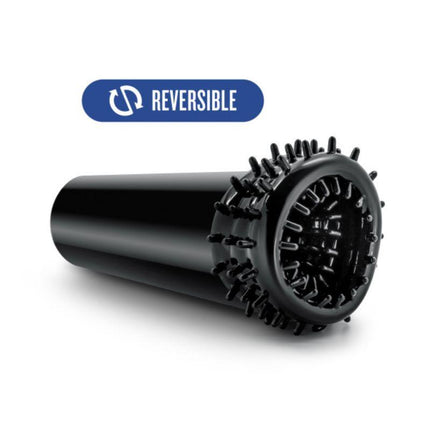 Blush M for Men Stroke Sleeve Reversible Stroker Black - Sex Toys