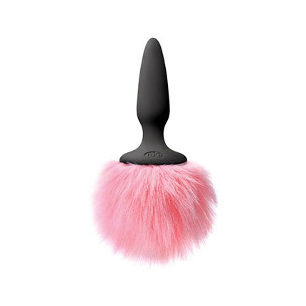 Bunny Tails Plug Mini Pink Fur - Sex Toys