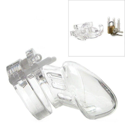 CB-6000S Short Clear Chastity Cage - BDSM Toys