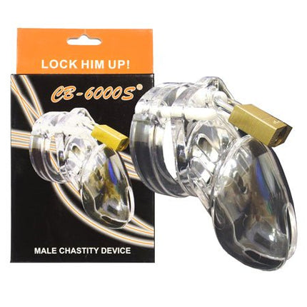 CB-6000S Short Clear Chastity Cage - BDSM Toys
