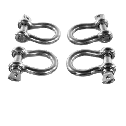 4 Stainless Steel Anchor Shackle 3/16" By Kink - Bondage Toys