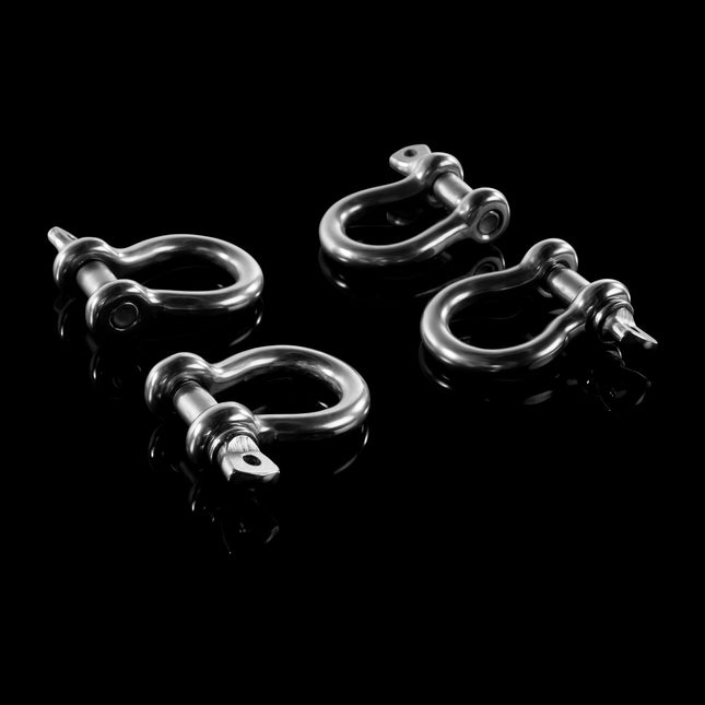 4 Stainless Steel Anchor Shackle 3/16" By Kink - Bondage Toys
