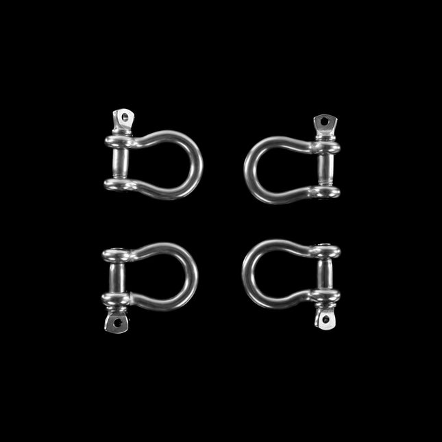 4 Stainless Steel Anchor Shackle 3/16" By Kink - Bondage Toys