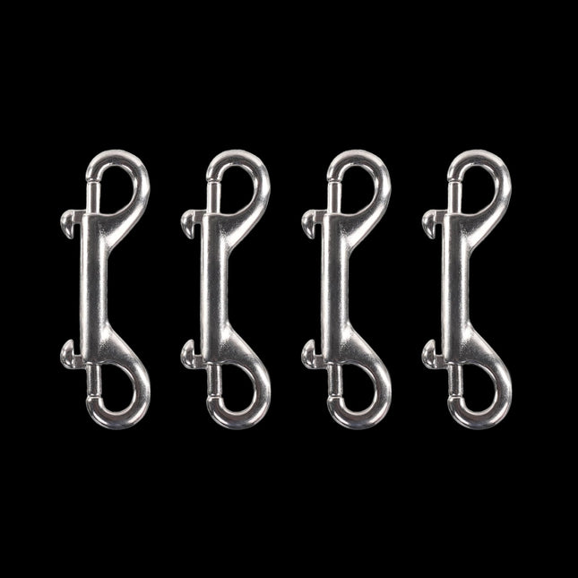 4pack Stainless Steel Double Hook By Kink - Bondage Toys