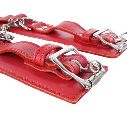 Five Piece Leather Collar Cuffs Set by Kink - Bondage Toys