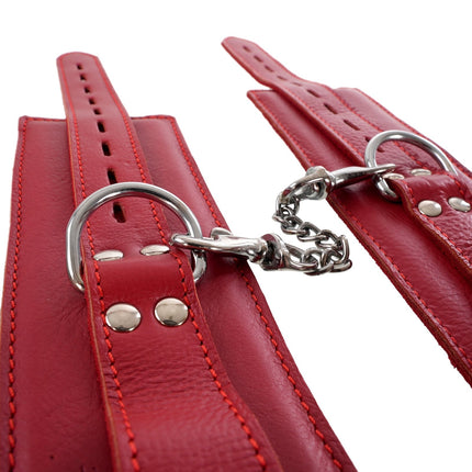 Dressed for Service Five Piece Leather Liverly by KINK - Bondage Toys