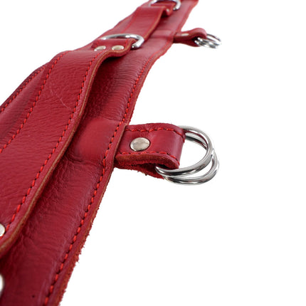 Dressed for Service Five Piece Leather Liverly by KINK - Bondage Toys