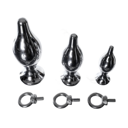 Distinctive Metal Butt Plug by Kink - Sex Toys